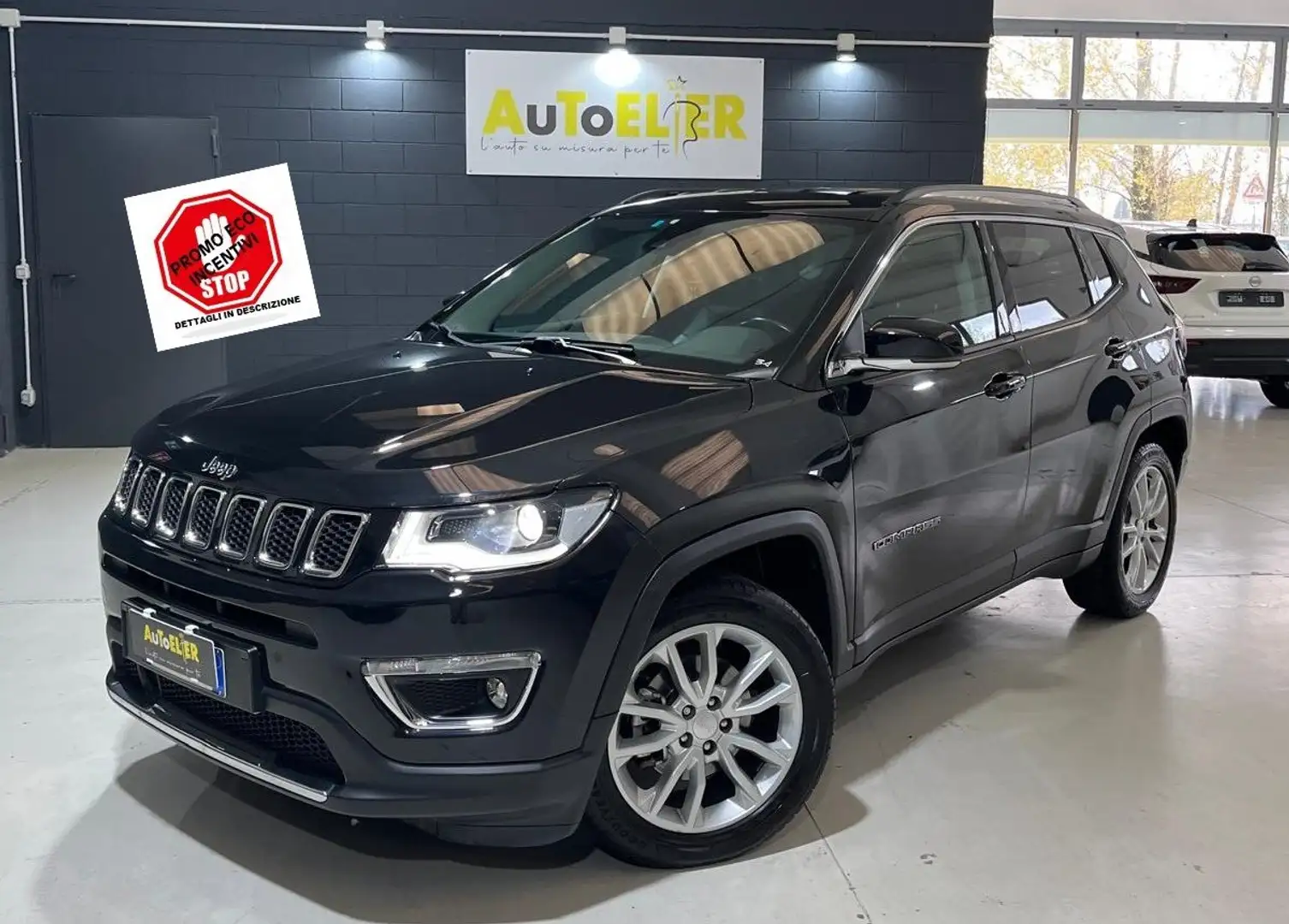 Jeep Compass Compass 2017 1.3 turbo t4 Limited 2wd 150cv ddct Nero - 1
