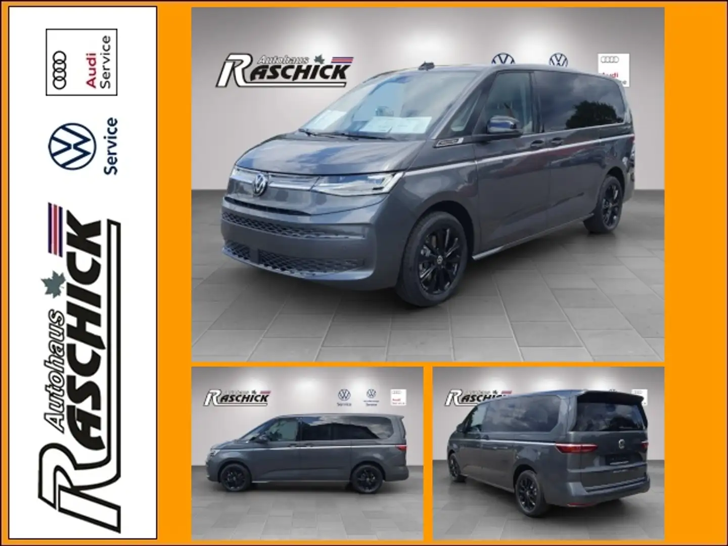 Volkswagen T7 Multivan Style lang LÜ TDI AHK ACC IQ-Light Klima Navi Grau - 1
