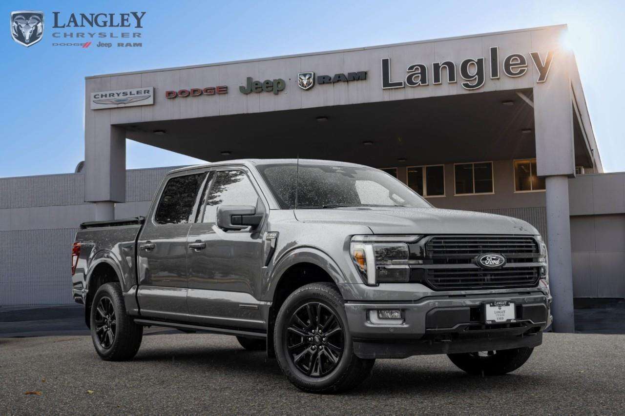 2025 Ford F-150 Platinum LIKE NEW- 3.5 POWER BOOST HYBRID-LEATHER-