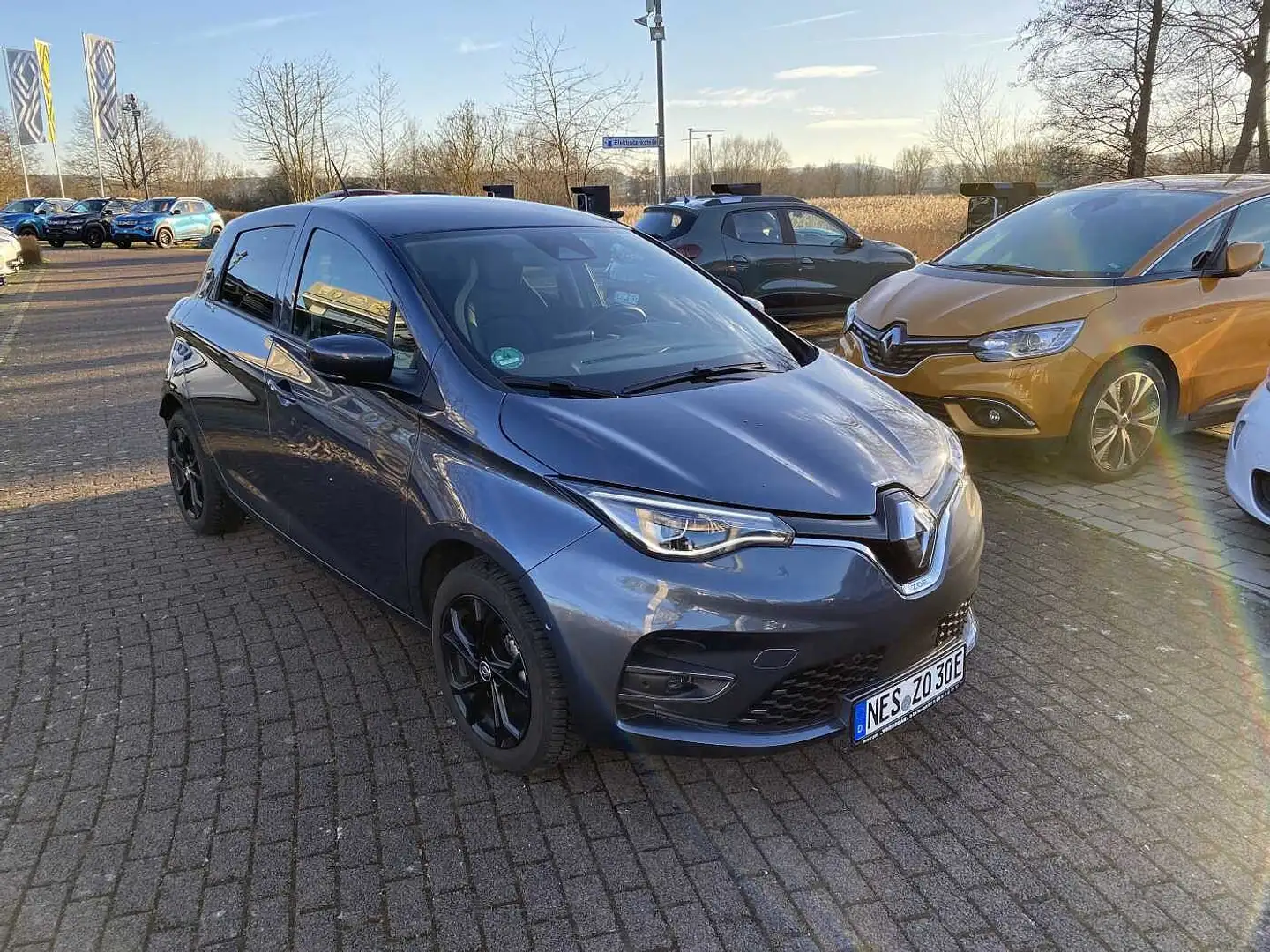 Renault ZOE Intens R135 Z.E. 50 CCS 9,3 SHZ Batteriekauf Grigio - 2