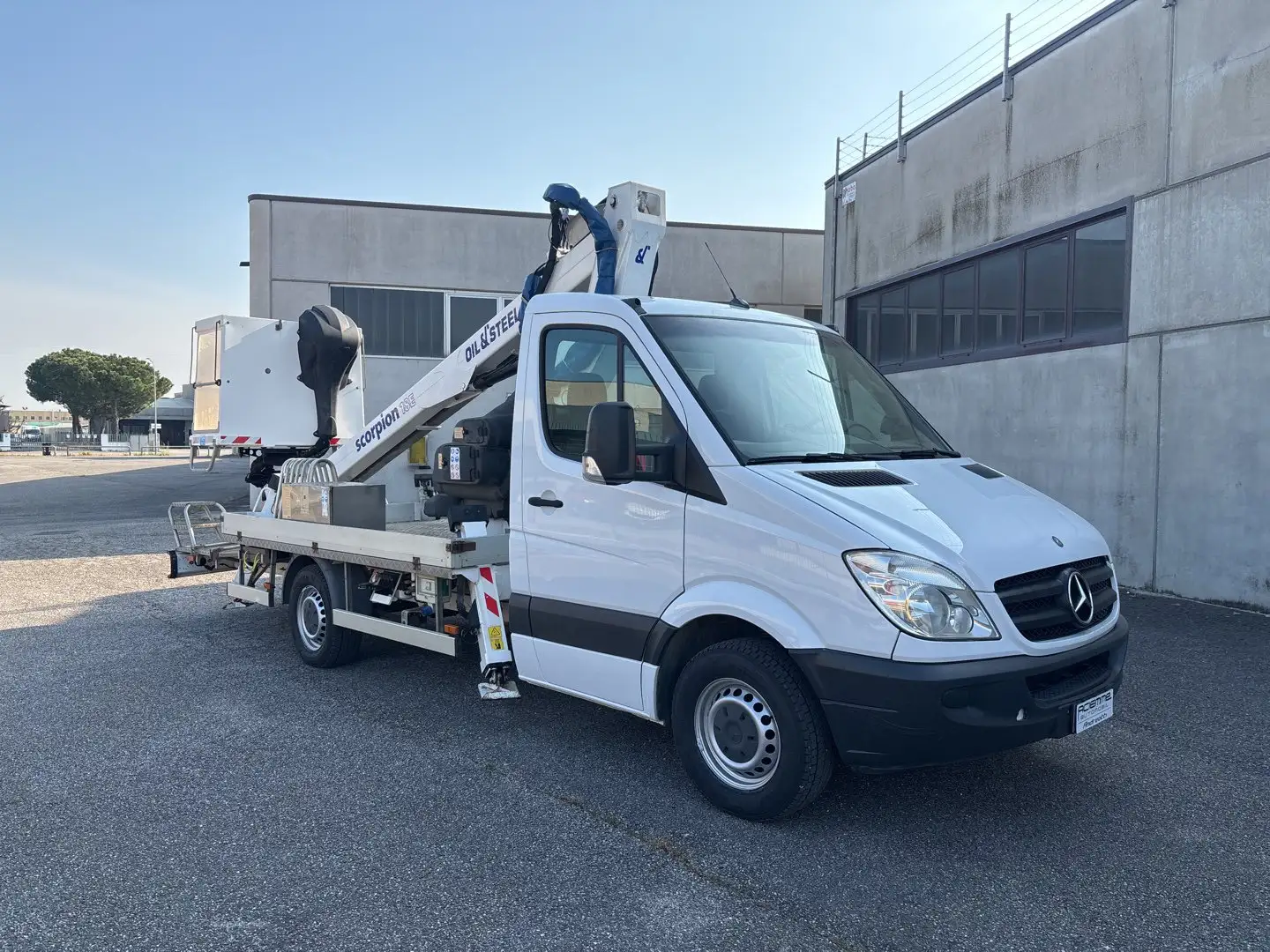 Mercedes-Benz Sprinter F37/35 313 CDI TN PIATTAFORMA AEREA TELESCOPICA Bianco - 1