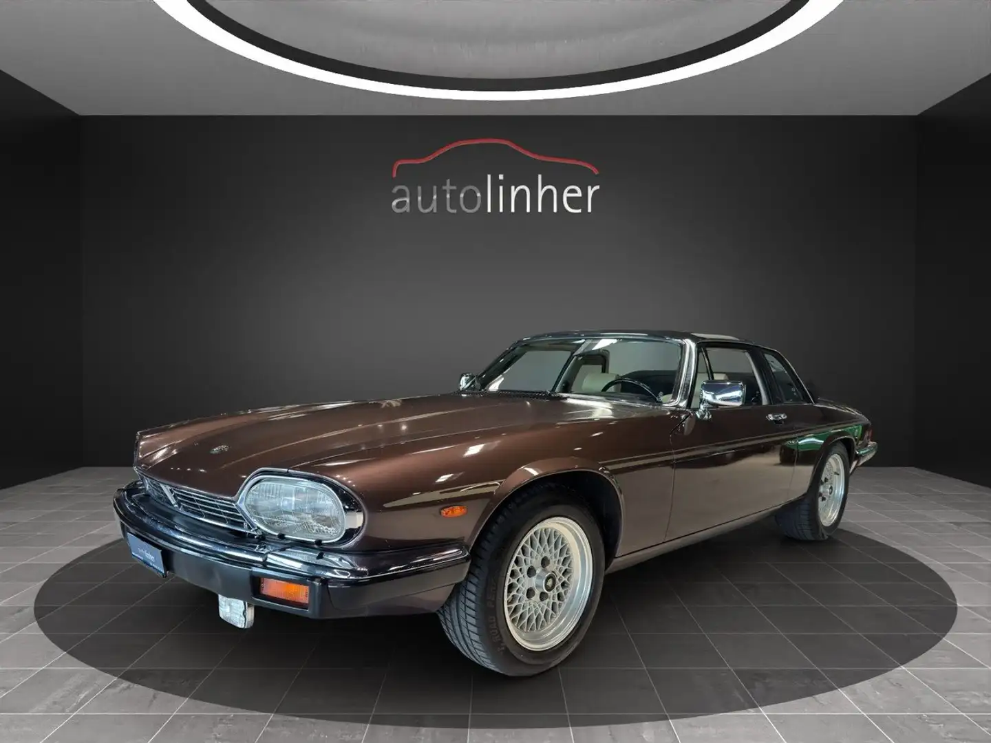 Jaguar XJSC 5.3. v12 157000km .targa. Braun - 1