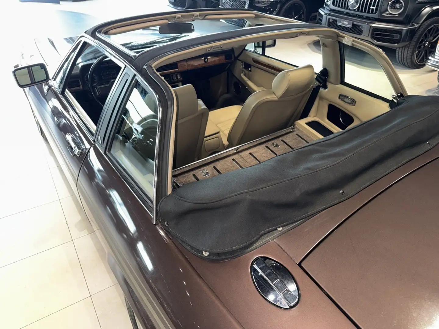 Jaguar XJSC 5.3. v12 . B.auto.157000 km .targa. Brun - 2