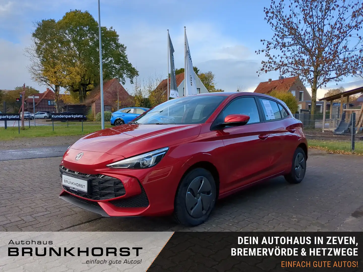 MG MG3 1,5 T Excite RFK PDC CarPlay Rouge - 1