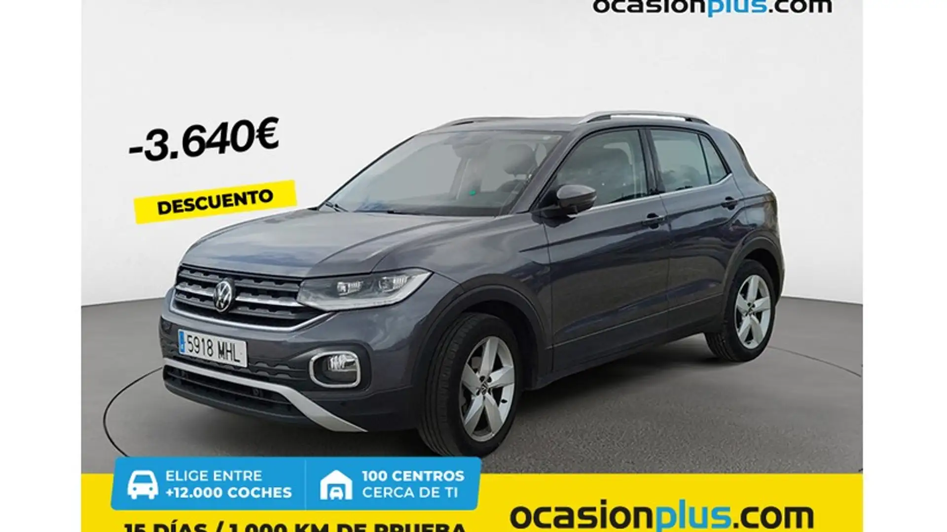 Volkswagen T-Cross 1.0 TSI Sport DSG7 81kW Gris - 1