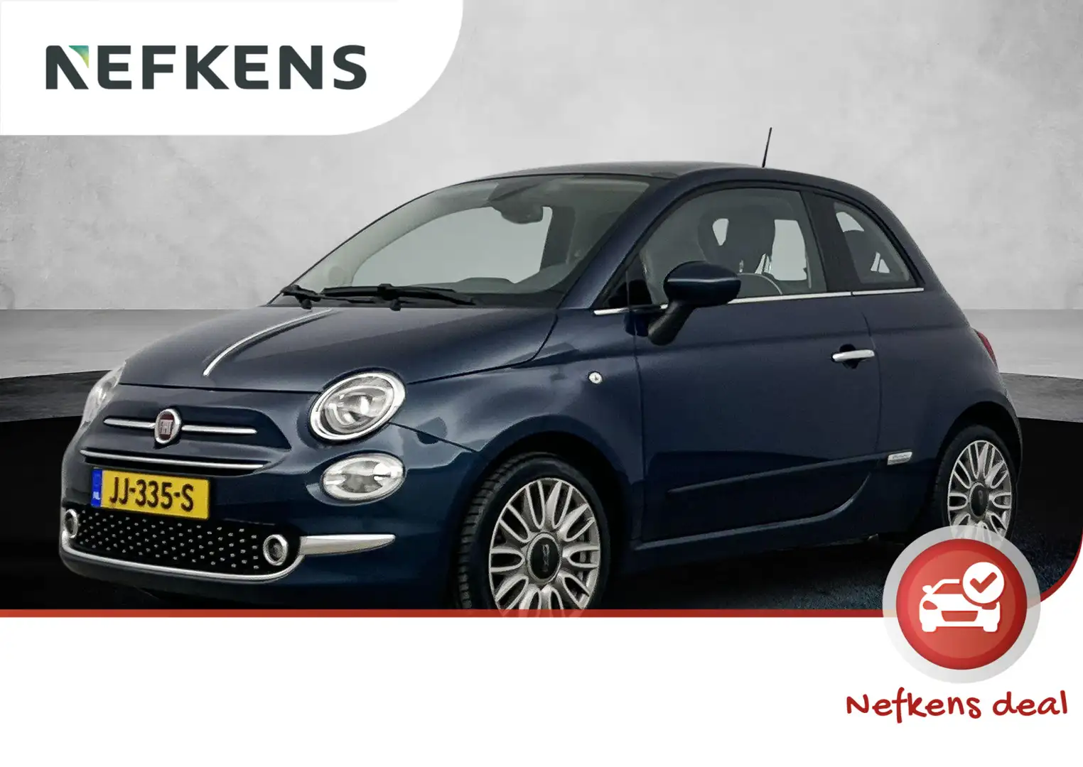 Fiat 500 0.9 80 pk TwinAir Turbo Lounge | Panoramadak | Nav Blau - 1