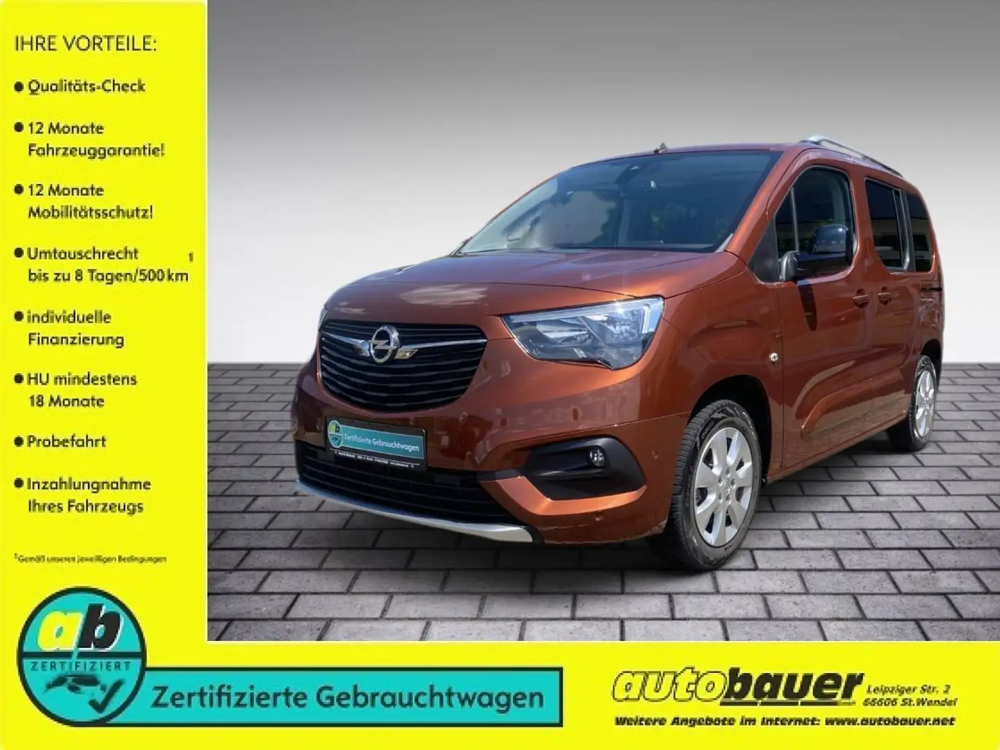 Opel Combo-e Life - e Ultimate Marrón - 1