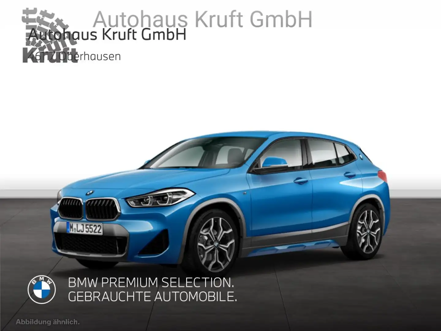 BMW X2 sDrive18d M SPORT X+AUTOM+KAMERA+NAVI+AHK+LM19 Blau - 2
