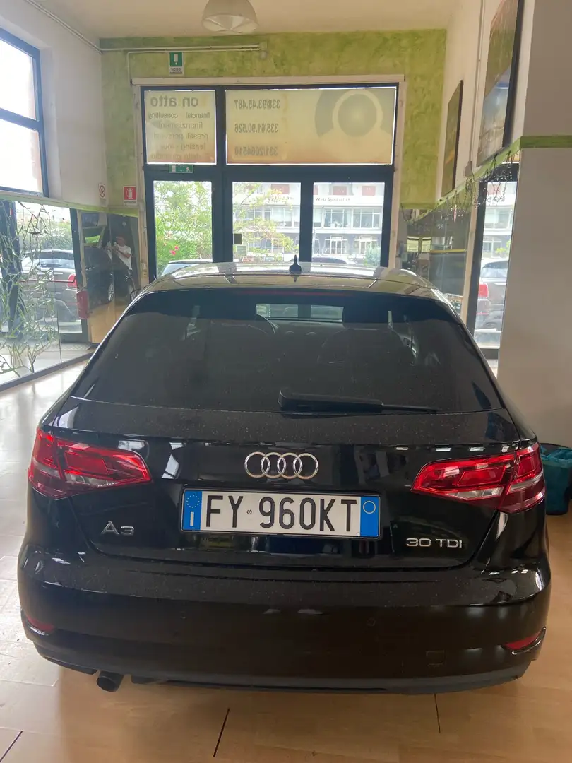 Audi A3 A3 III  Sportback 30 1.6 tdi Business 116cv my19 Zwart - 2