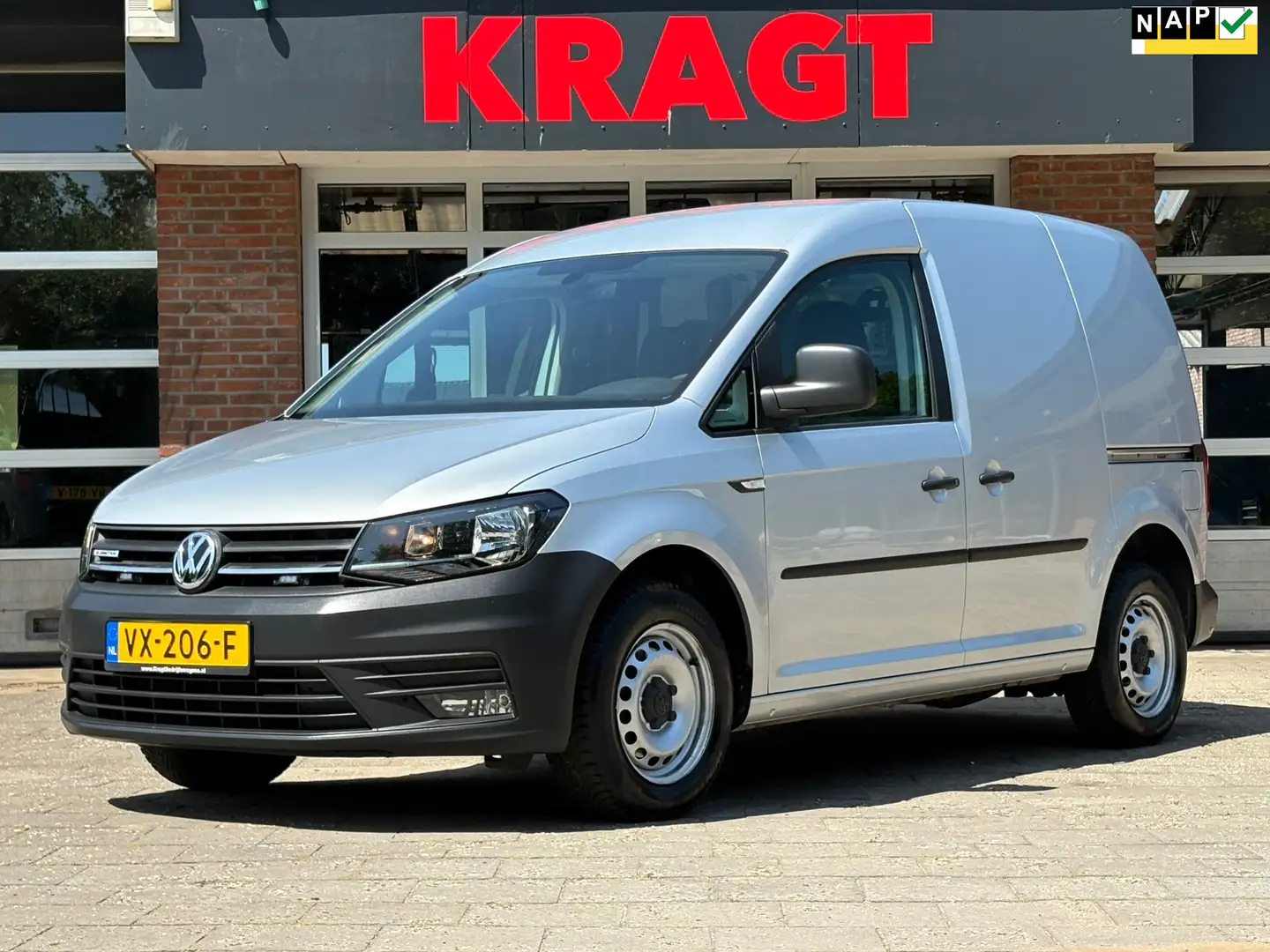 Volkswagen Caddy 1.4 TGI L1H1 EcoFuel Comfortline, Cruise, Airco, N Silber - 1