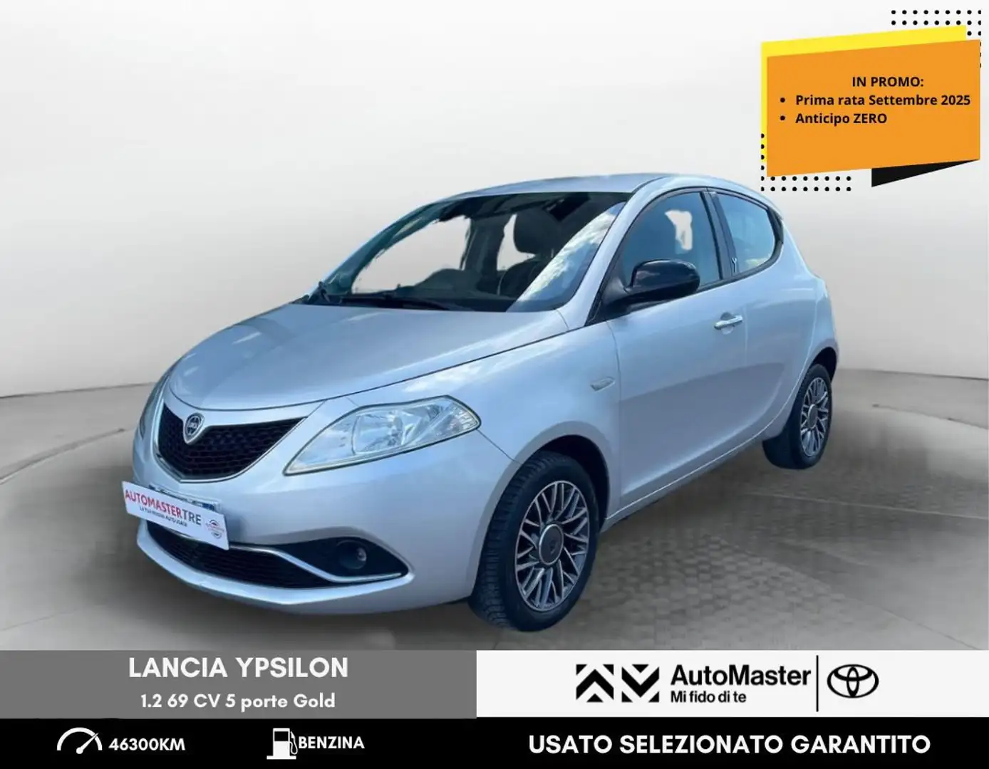 Lancia Ypsilon 1.2 69 CV 5 porte Gold Grigio - 1
