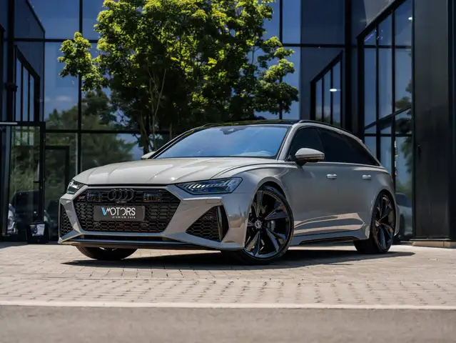 Audi RS6 Avant 4.0 V8 TFSI Quattro RS6 Tiptronic - RS Dynamic Pack - Pano - B&O - 22" - Laser LED - Nardo Grey
