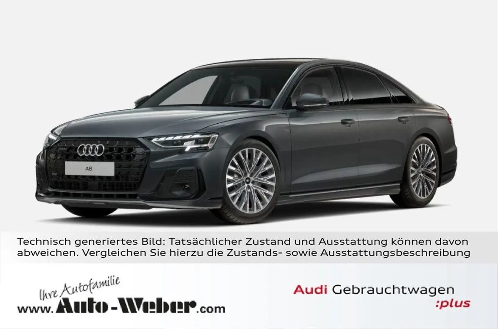 Audi A8 50TDI qu S LINE Grau - 1