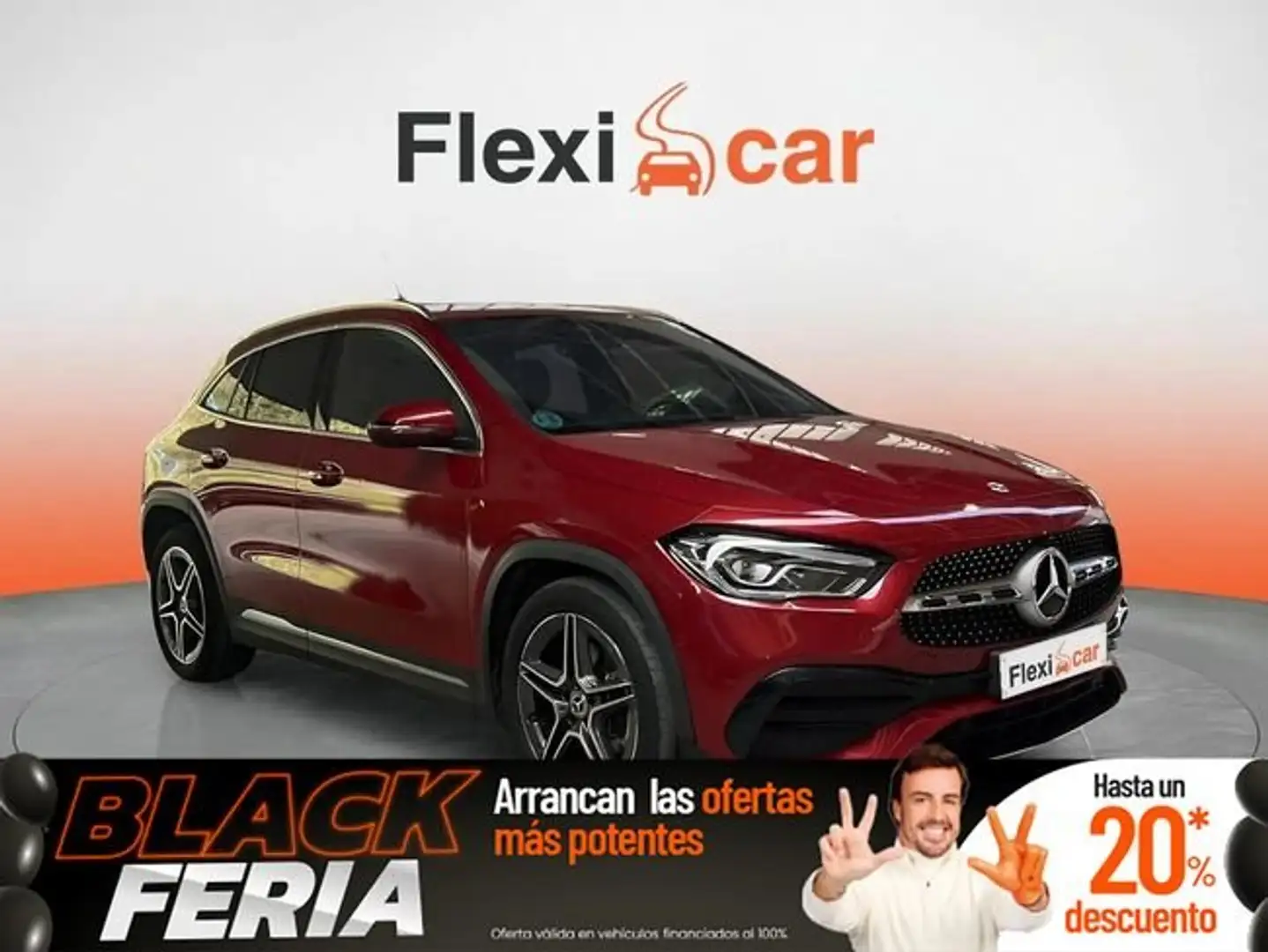 Mercedes-Benz GLA 200 D Rojo - 1