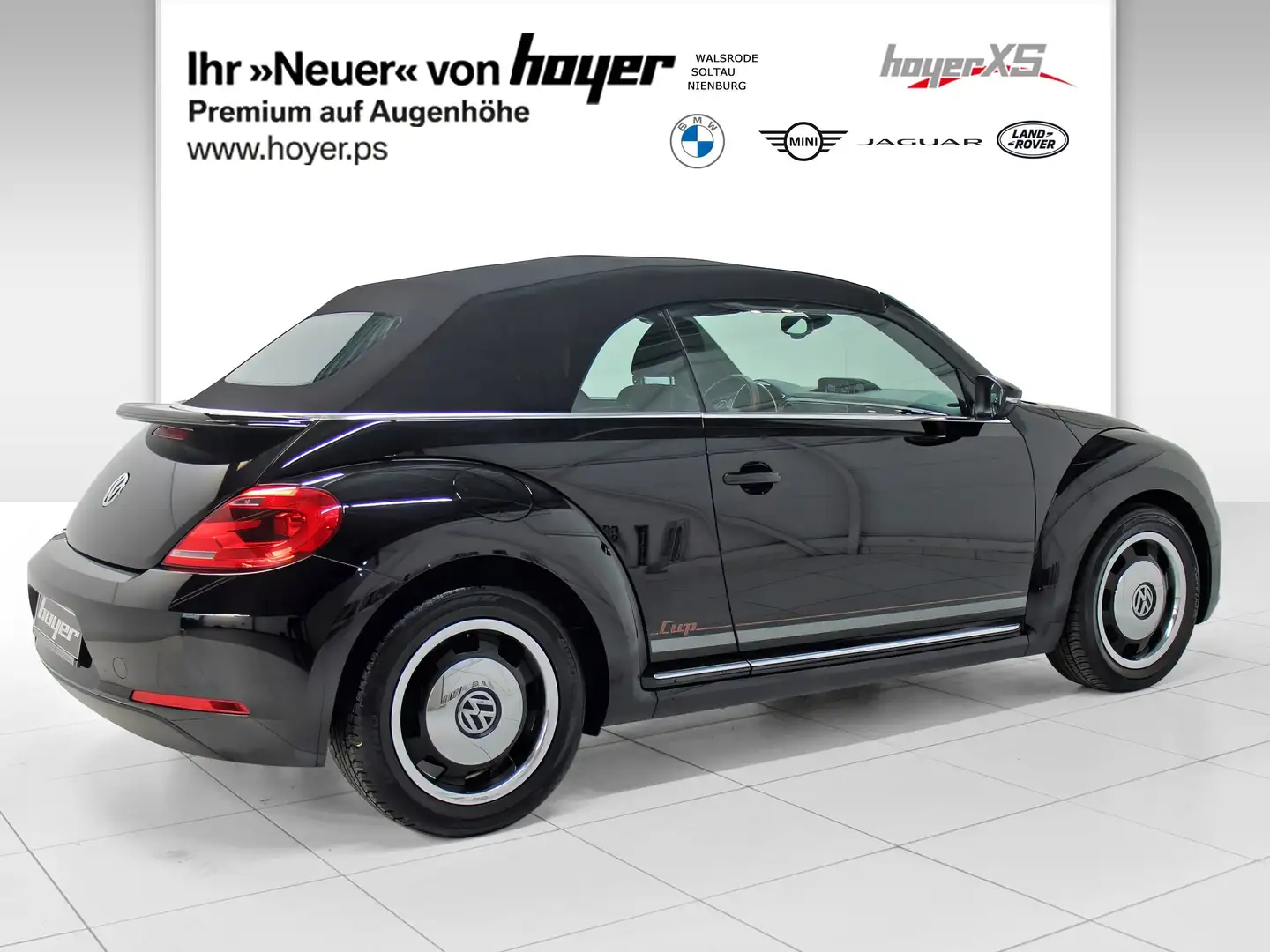 Volkswagen Beetle Cabriolet 1.6 TDI DSG BMT Cup  Tempomat Schwarz - 2
