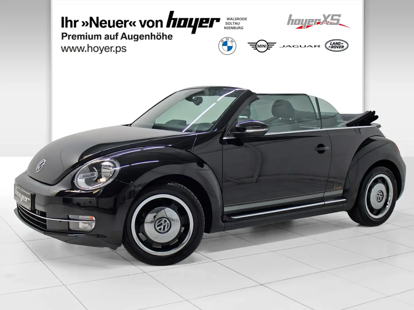 Volkswagen Beetle Cabriolet 1.6 TDI DSG BMT Cup  Tempomat Schwarz - 1