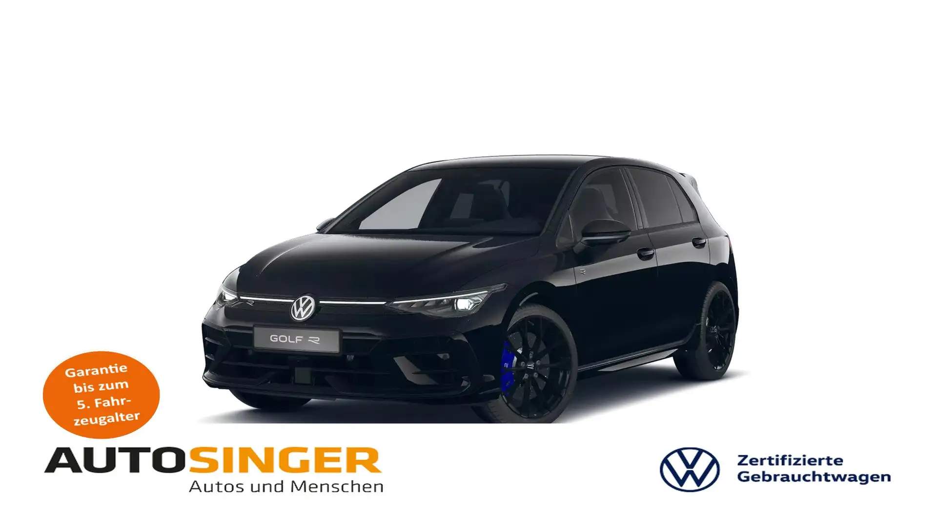 Volkswagen Golf R 4M *FACELIFT*AKRAPOVIC*ACC*DCC*NAVI*IQ-L* Schwarz - 1