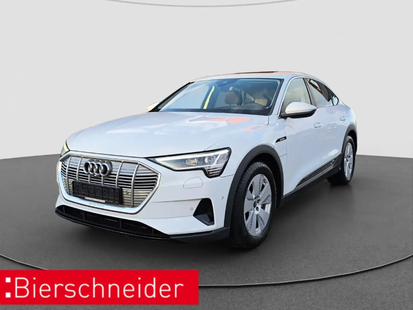 Audi e-tron Sportback 55 quattro NAVI HEAD UP PANO ACC PDC LUF Weiß - 1
