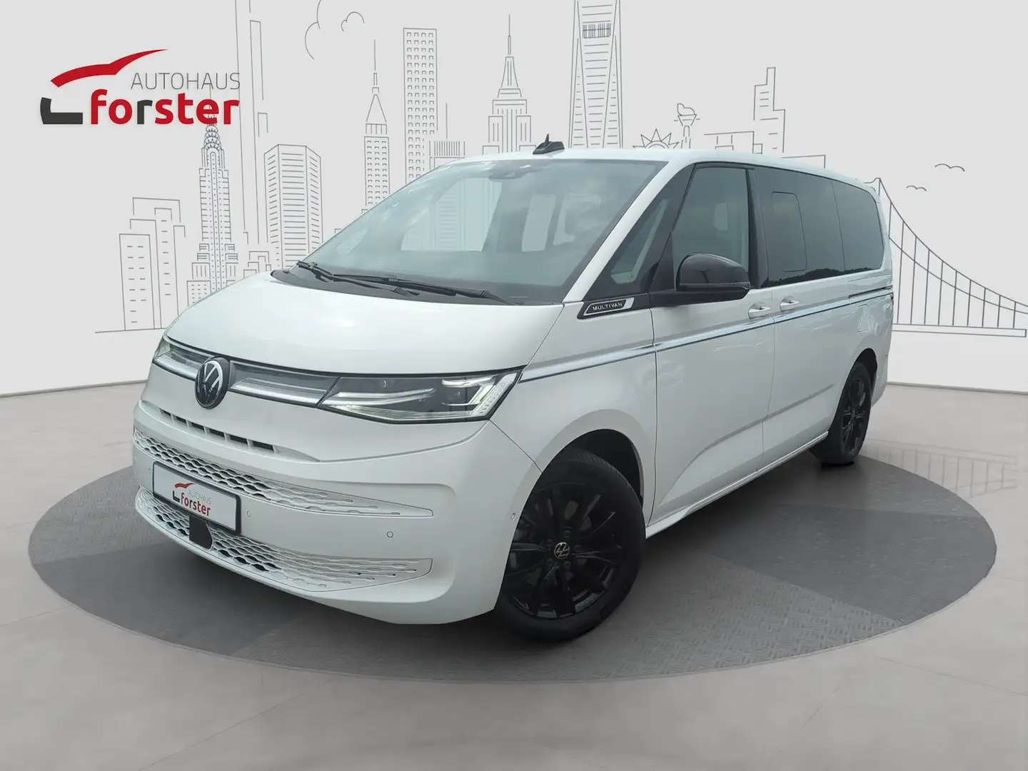 Volkswagen T7 Multivan Style lang 2.0 TDI AHK ACC Keyless Weiß - 1