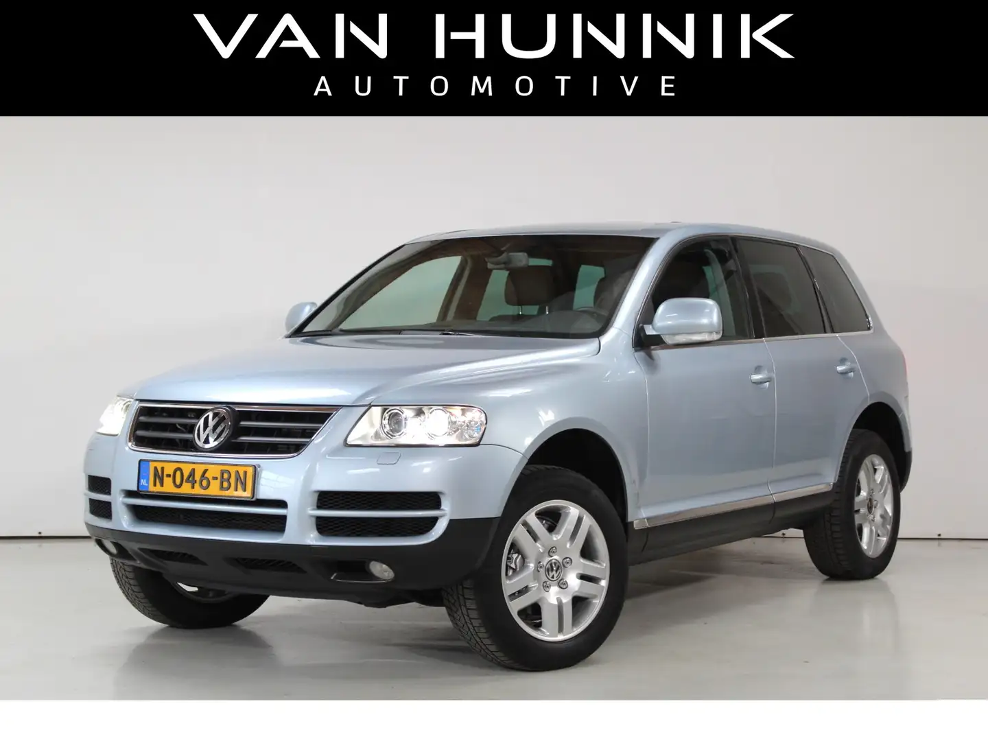Volkswagen Touareg 4.2 V8 | BTW Auto | Youngtimer | 63DKM | Complete Blauw - 1