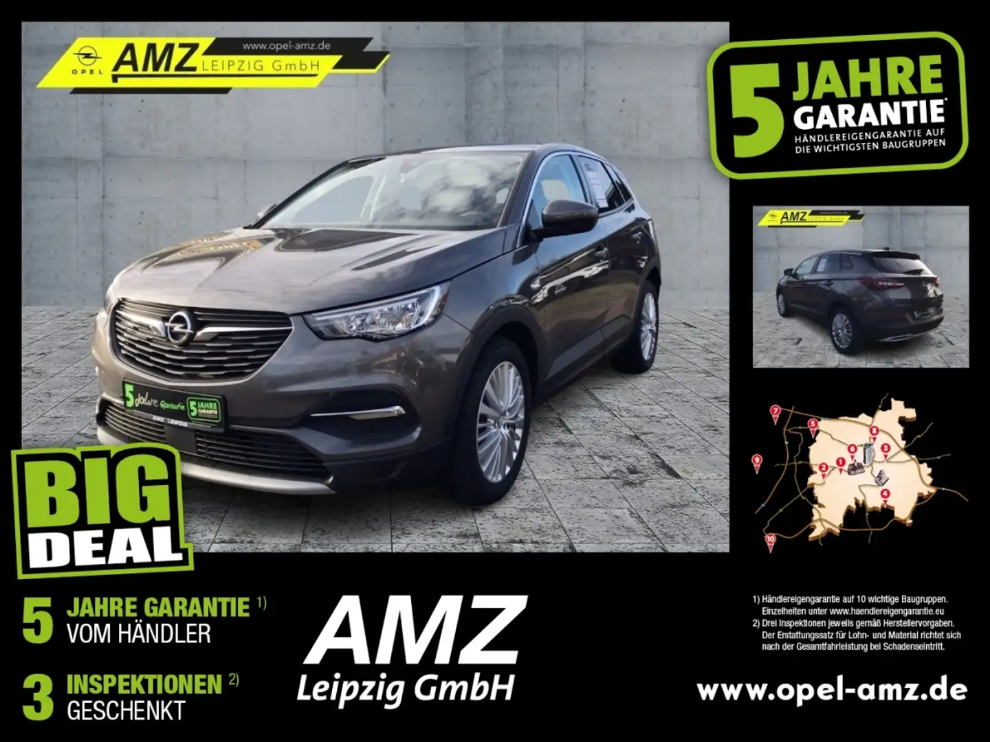 Opel Grandland 1.2 Turbo INNOVATION *5 Jahre DIA* Grigio - 1