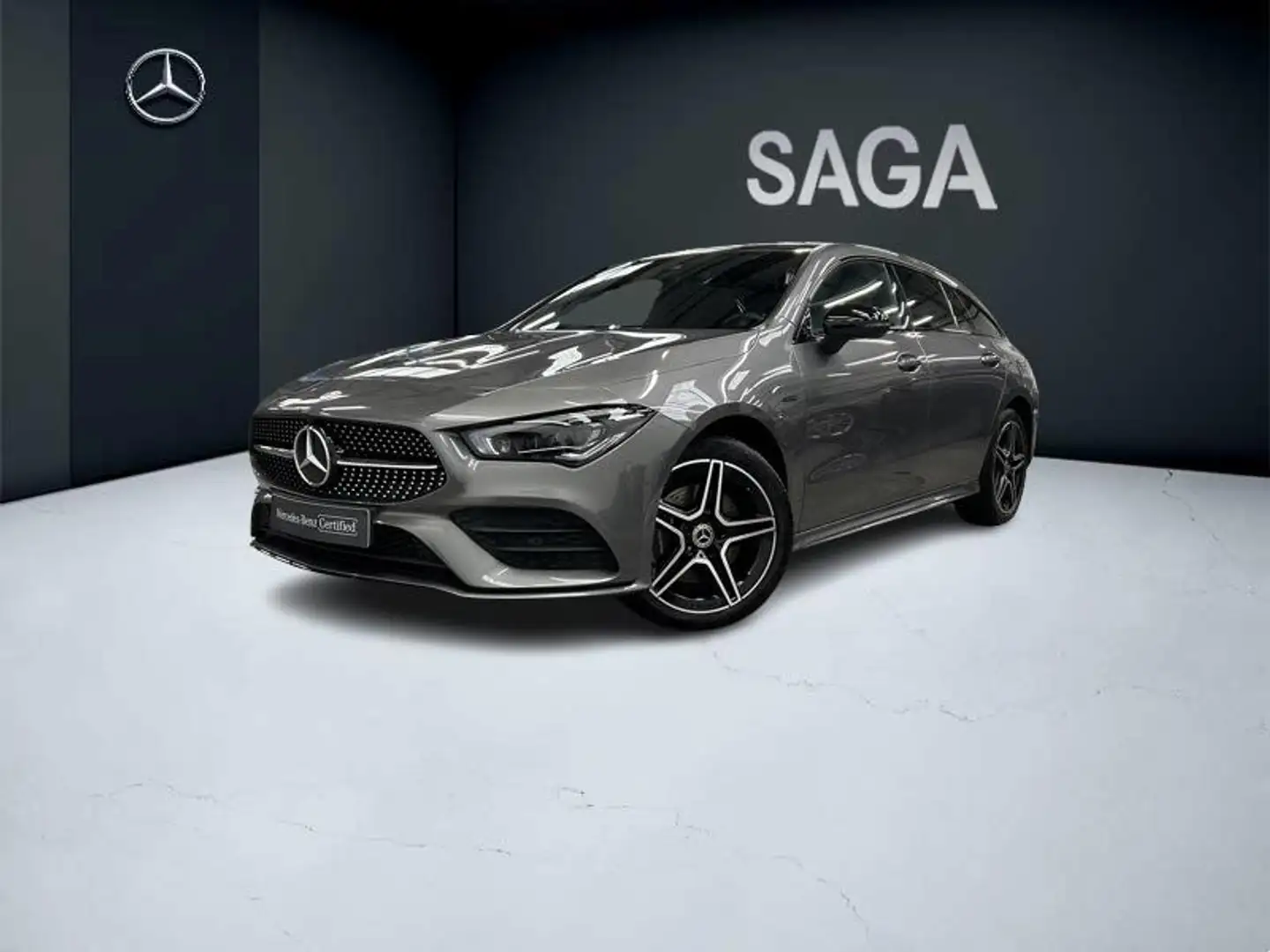 Mercedes-Benz CLA 250 e SB AMG Pack Night Pano MultiBeam Gris - 1