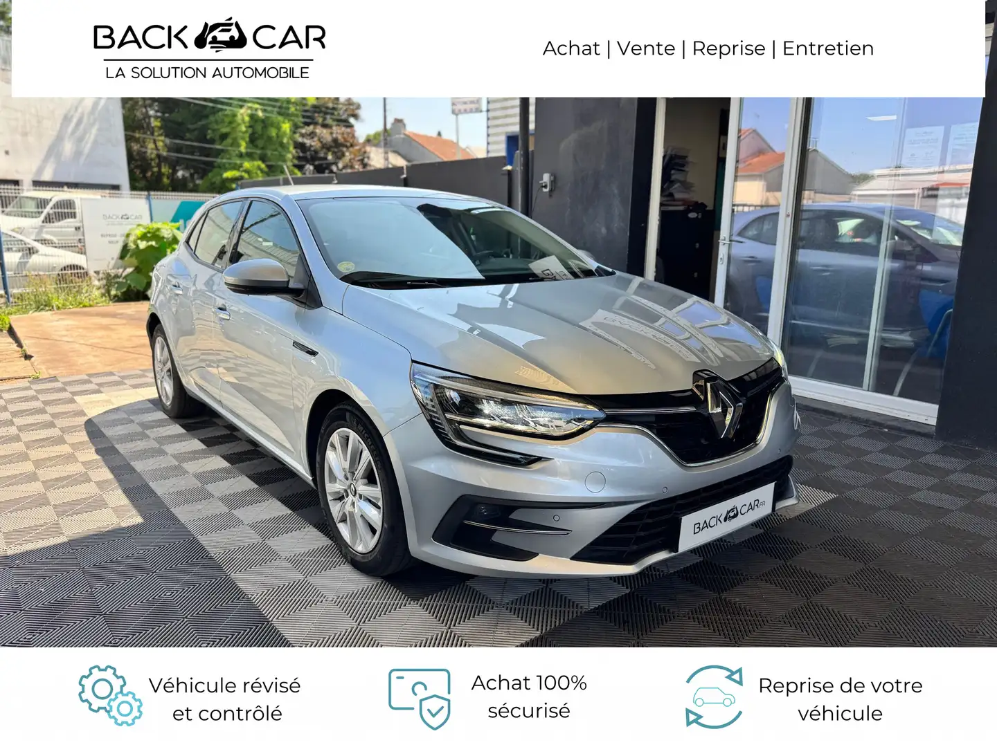 Renault Megane Blue dCi 115 - 21N Business - TVA RECUPERABLE Gris - 1