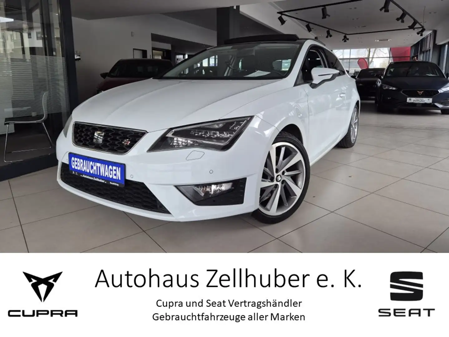 SEAT Leon SC 1.4 TSI FR *Navi*LED*Pano*Leder* Weiß - 1