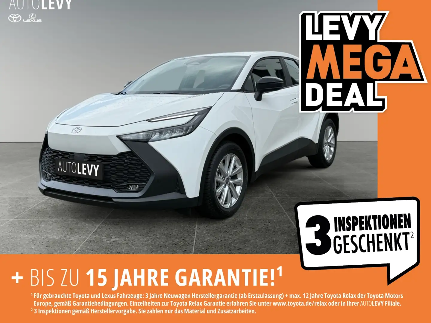 Toyota C-HR 1.8 FWD Business Edition Weiß - 1
