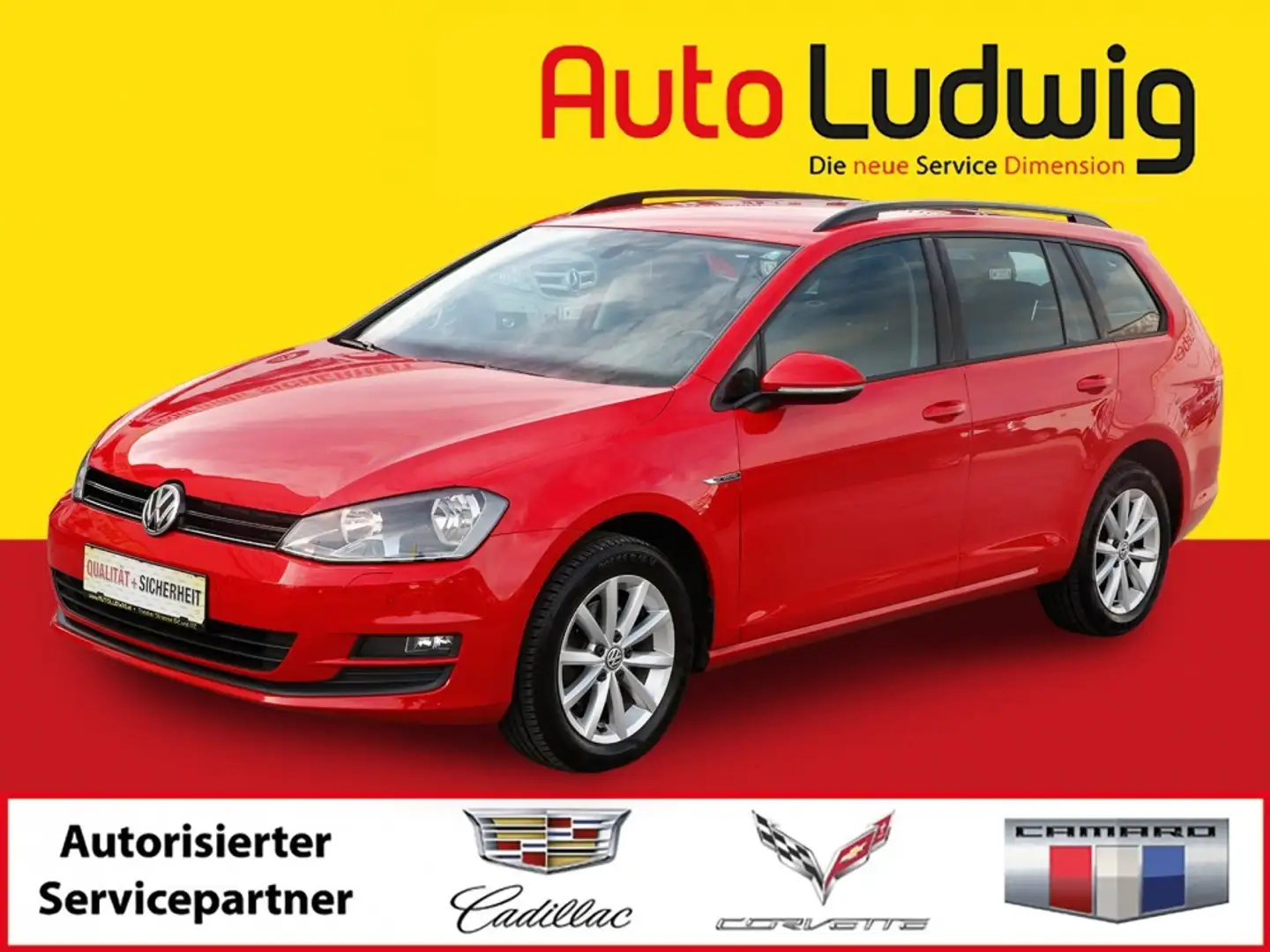 Volkswagen Golf Variant Lounge BMT 2,0 TDI *PDC*SHZ*TEMPOMAT* Rouge - 1
