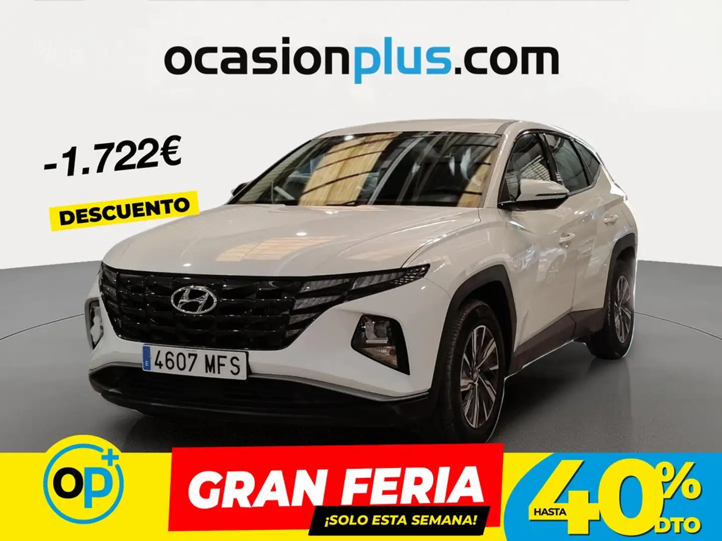 Hyundai TUCSON 1.6 TGDI Klass 4x2 Blanco - 1