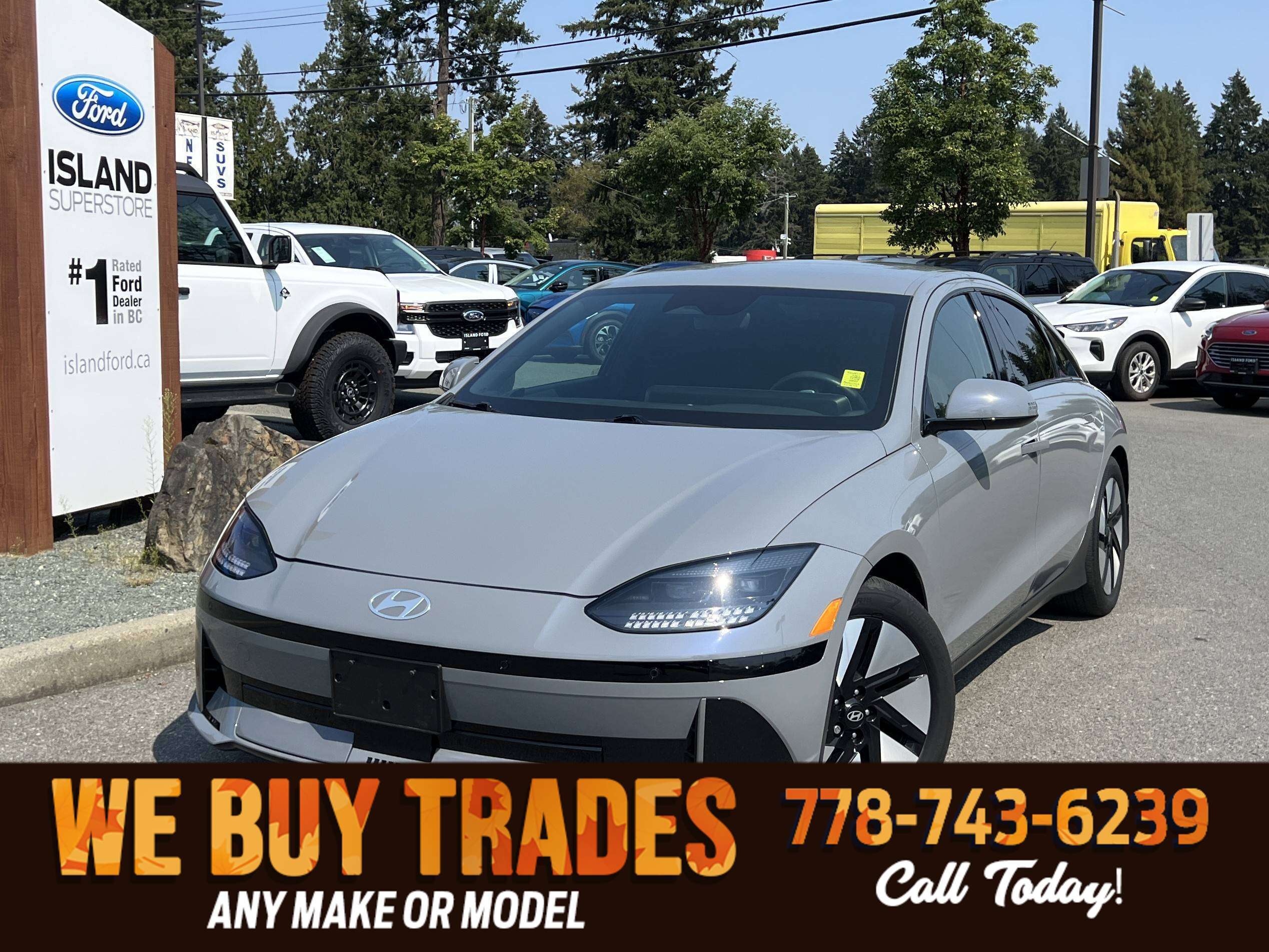 Gray 2023 Hyundai Ioniq 6 Sedan All-Wheel Drive Automatic