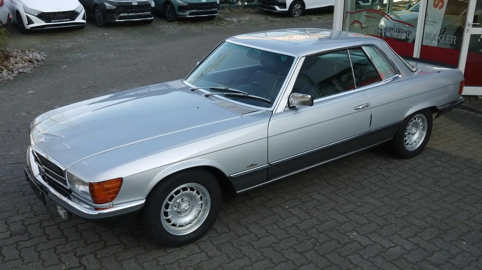 Mercedes-Benz 500 SLC W 107   Deut. Fahrzeug, 1. Besitz H-Zul Argintiu - 2