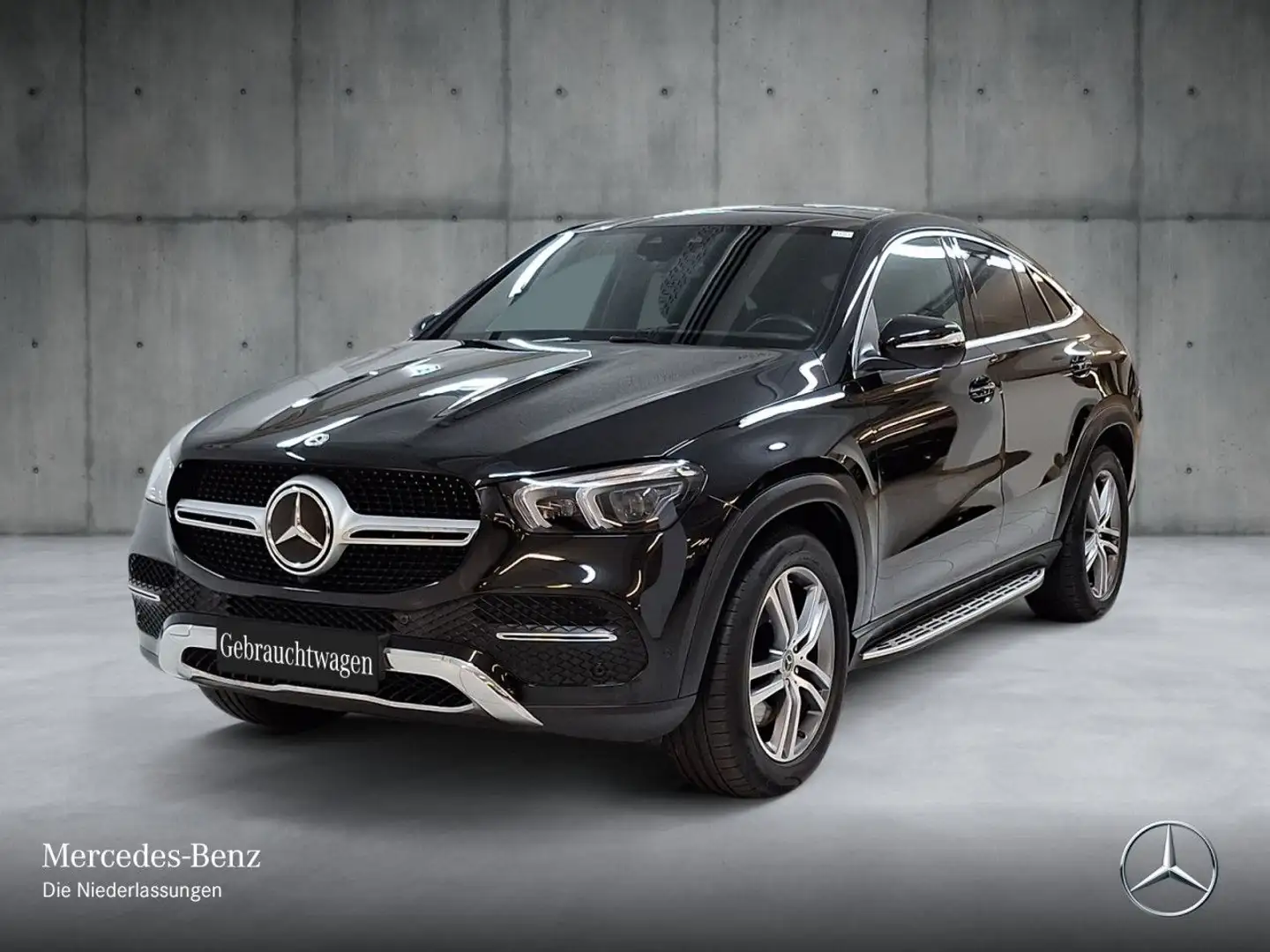 Mercedes-Benz GLE 400 d Coupé 4M EXCLUSIVE+PANO+360+AHK+FAHRASS Schwarz - 2