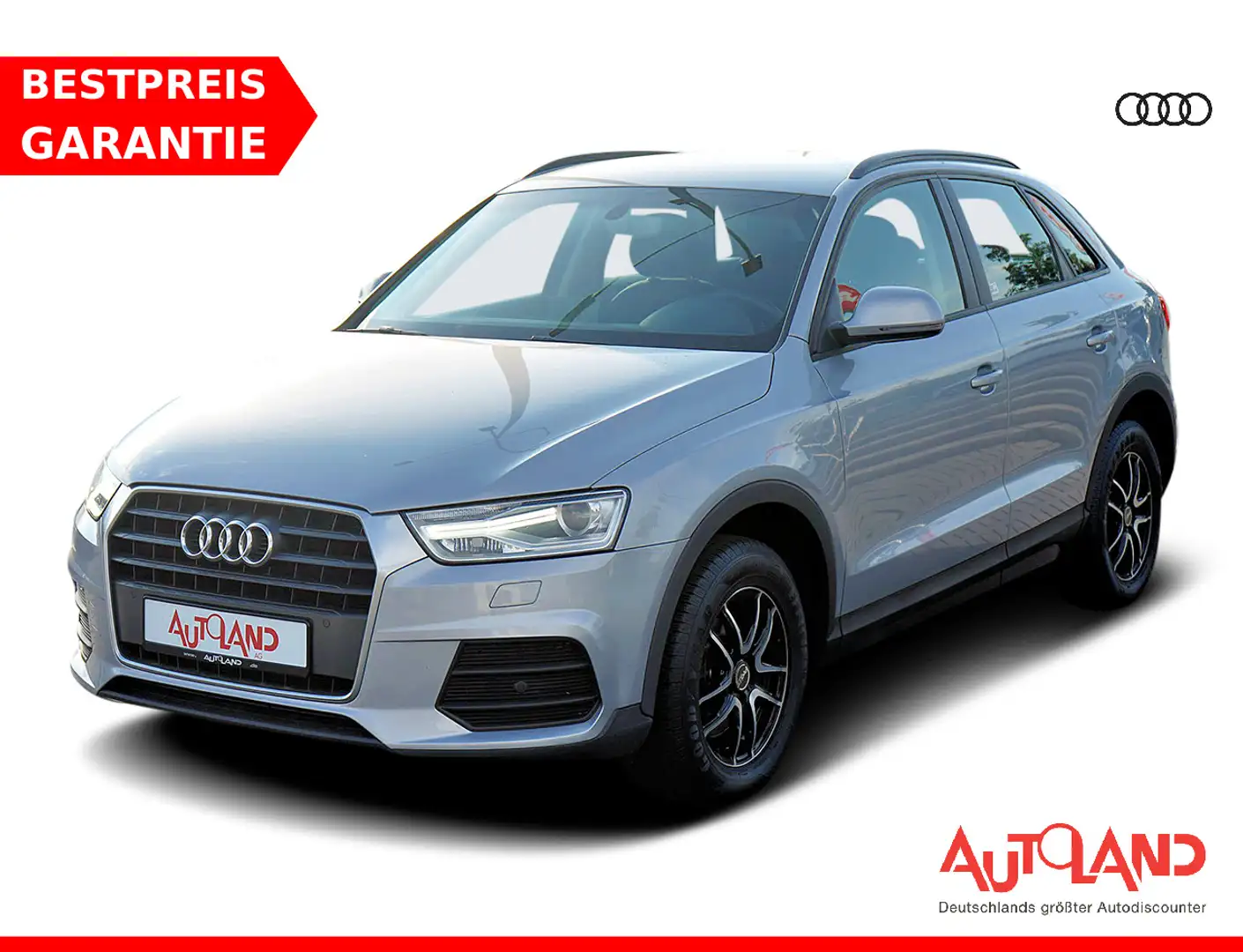Audi Q3 1.4 TFSI Keyless PDC el. Heckklappe Tempomat Argintiu - 1