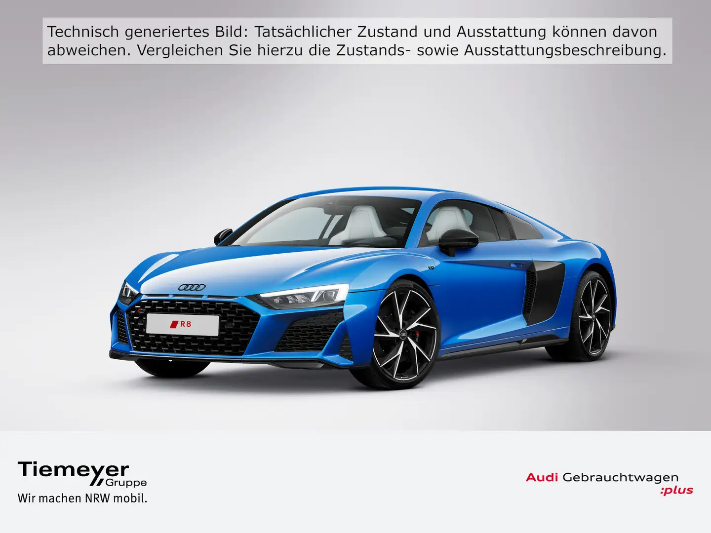 Audi R8 V10 Coupe RWD PERFORMANCE SCHALE LM20 BuO NAV Blau - 1