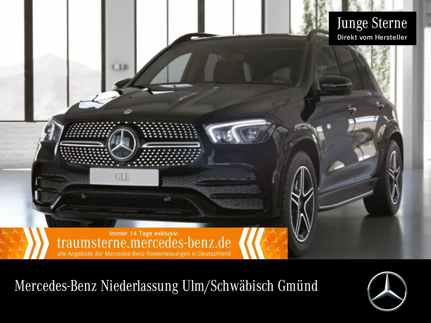 Mercedes-Benz GLE 350 e 4M AMG+NIGHT+PANO+360+LED+FAHRASS+20"+9G Noir - 1