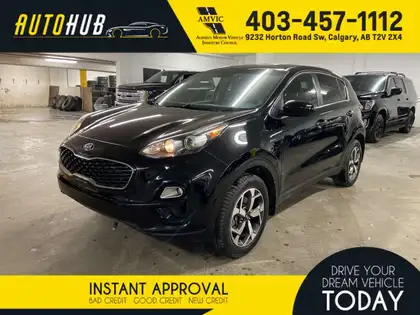 Black 2020 Kia Sportage SUV / Crossover All-Wheel Drive 6-Speed Automatic