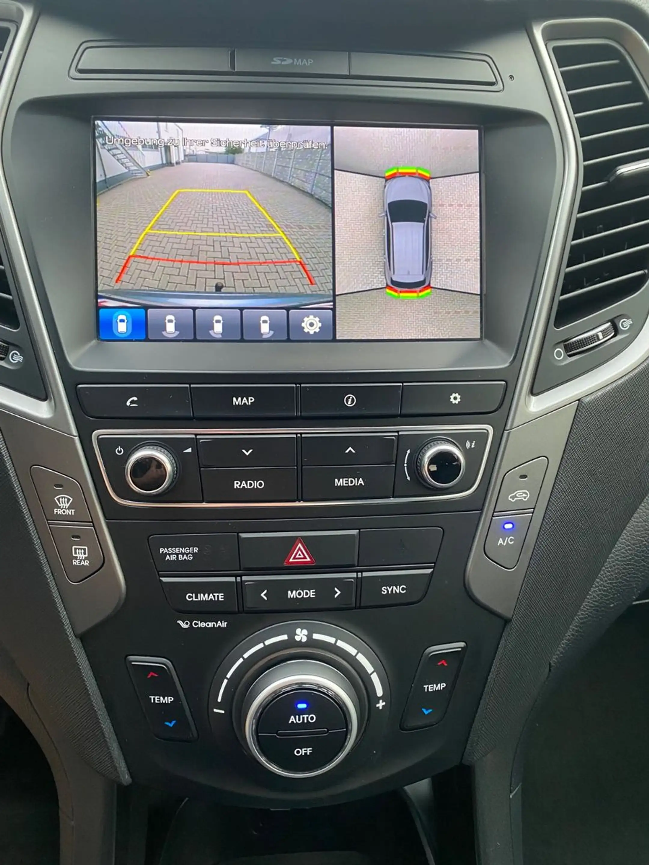 Hyundai SANTA FE blue Premium 4WD. Navi, Kamera, Xenon. — photo 13