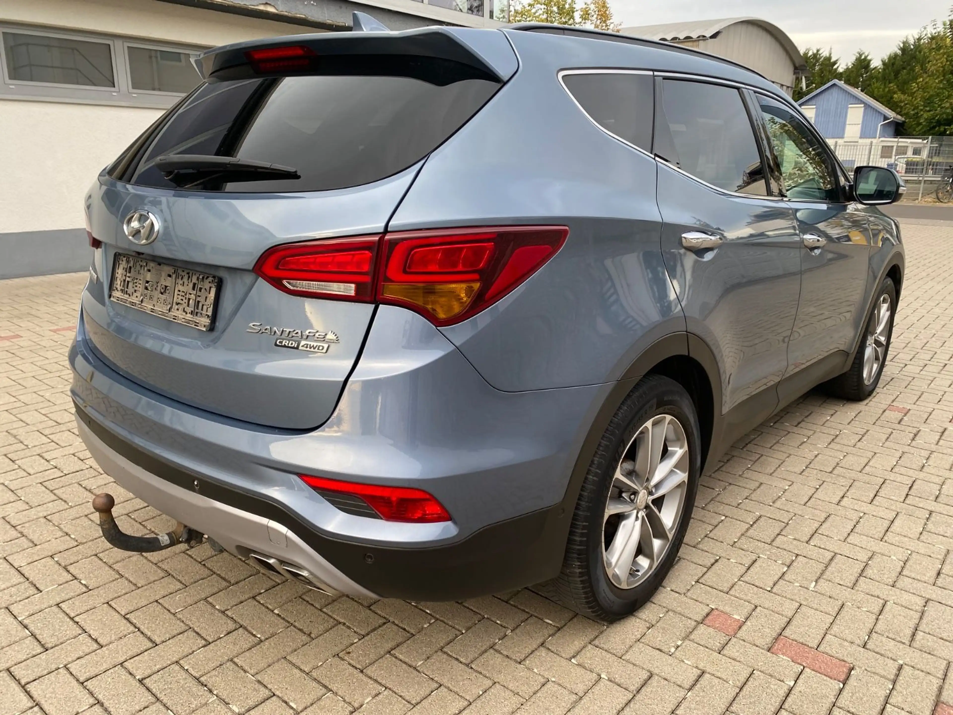 Hyundai SANTA FE blue Premium 4WD. Navi, Kamera, Xenon. — photo 6