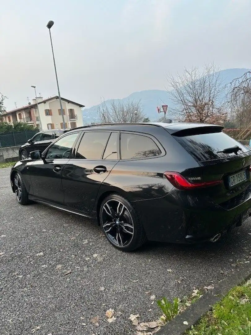 BMW 318 318d+Touring+mhev+48V+MSport+auto Nero - 2