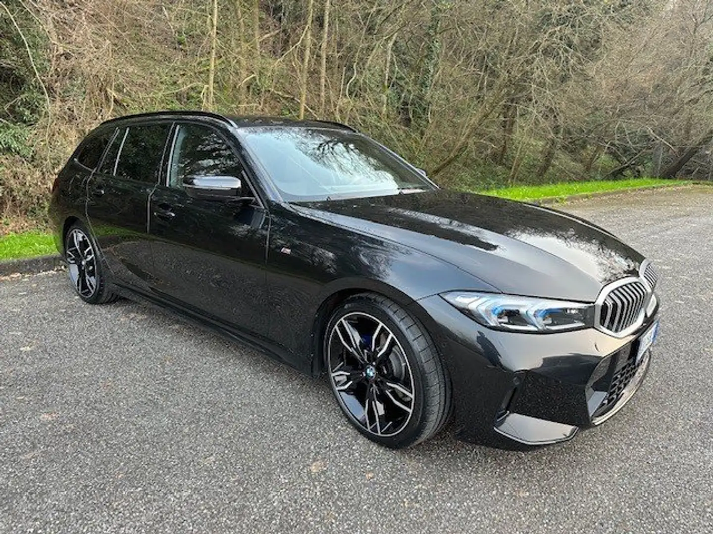 BMW 318 318d+Touring+mhev+48V+MSport+auto Nero - 1