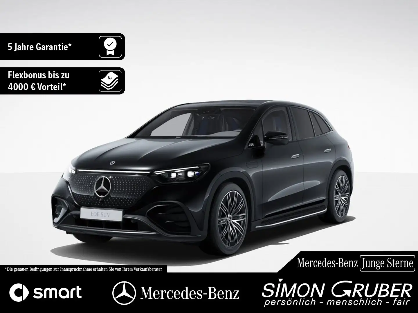 Mercedes-Benz EQE 500 4M SUV AMG Hyper HUD Airmatic HAL Leder Schwarz - 1