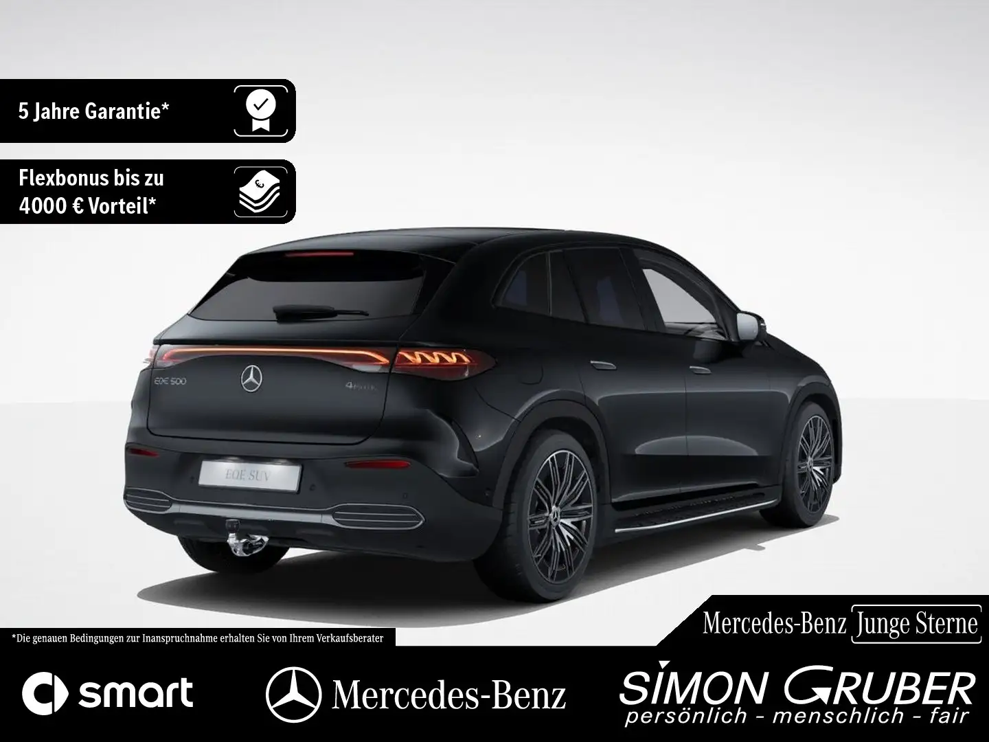 Mercedes-Benz EQE 500 4M SUV AMG Hyper HUD Airmatic HAL Leder Schwarz - 2