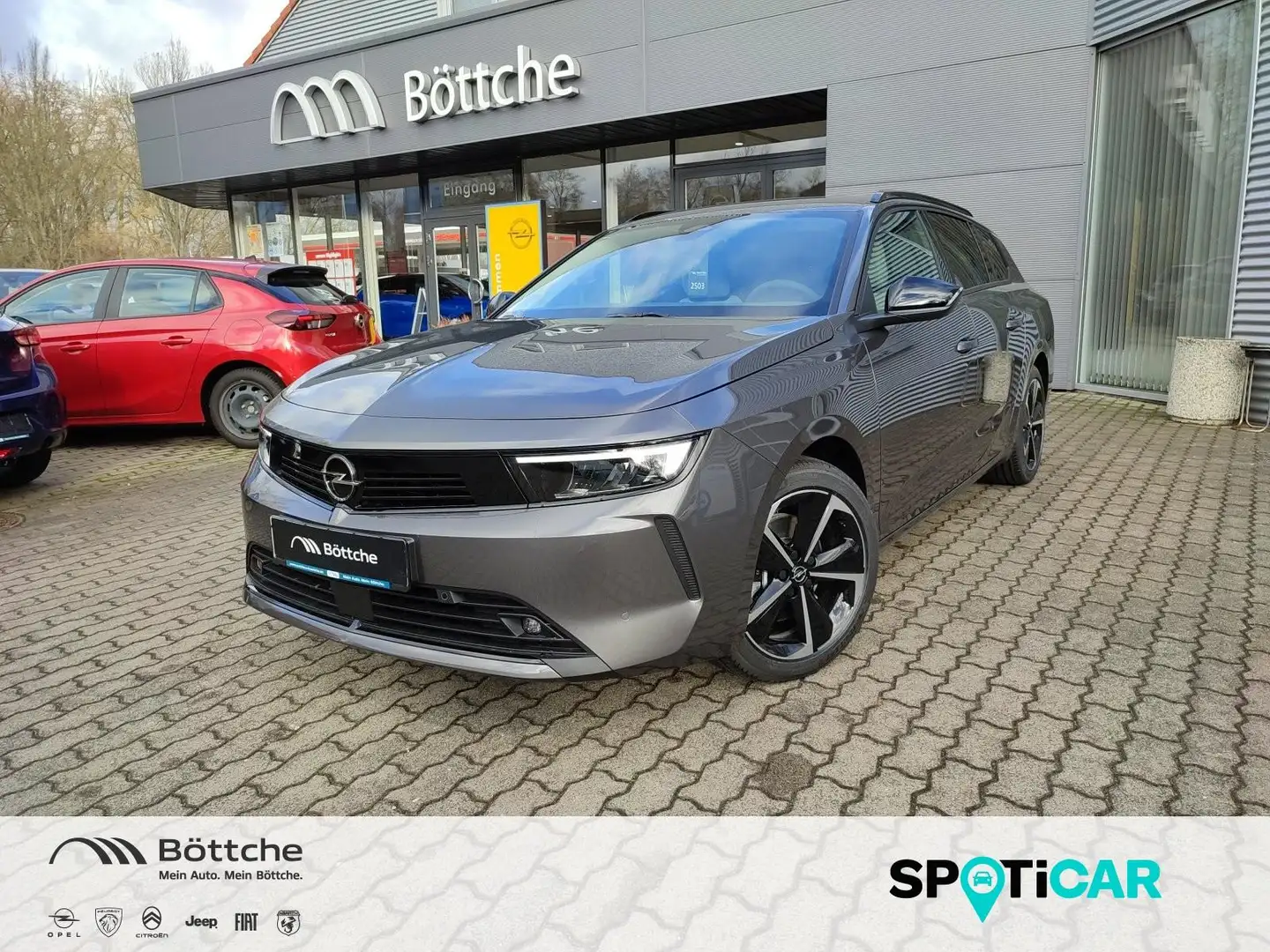 Opel Astra ST 1.2 Elegance LED/DAB/180°Kamera/Shz/Klimaauto/A Grau - 1