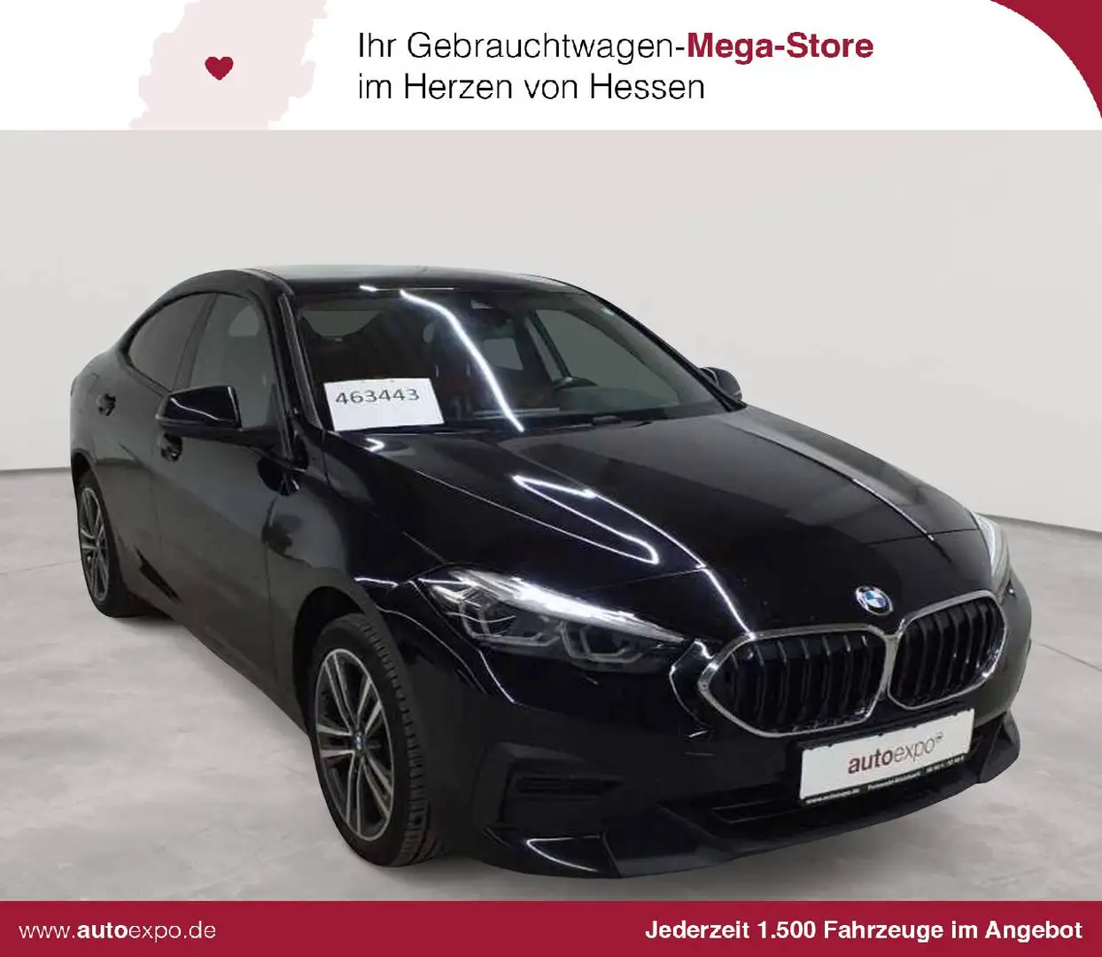 BMW 216 216d Gran Coupe  Aut. Advantage Navi SHZ Noir - 1