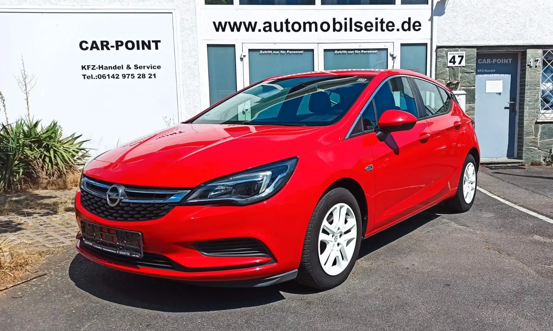 Opel Astra K Lim 1,4 SIDI TURBO*5-T*Edition*USB*PDC* Rood - 1