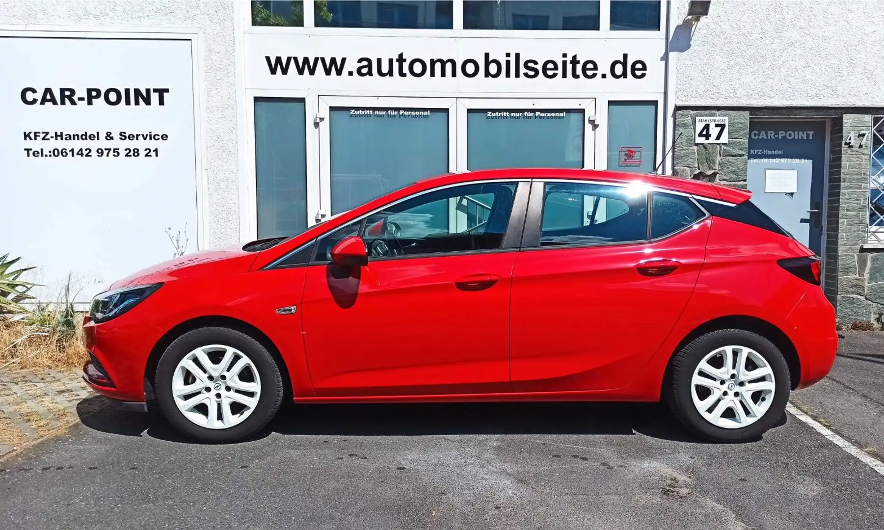 Opel Astra K Lim 1,4 SIDI TURBO*5-T*Edition*USB*PDC* Rood - 2