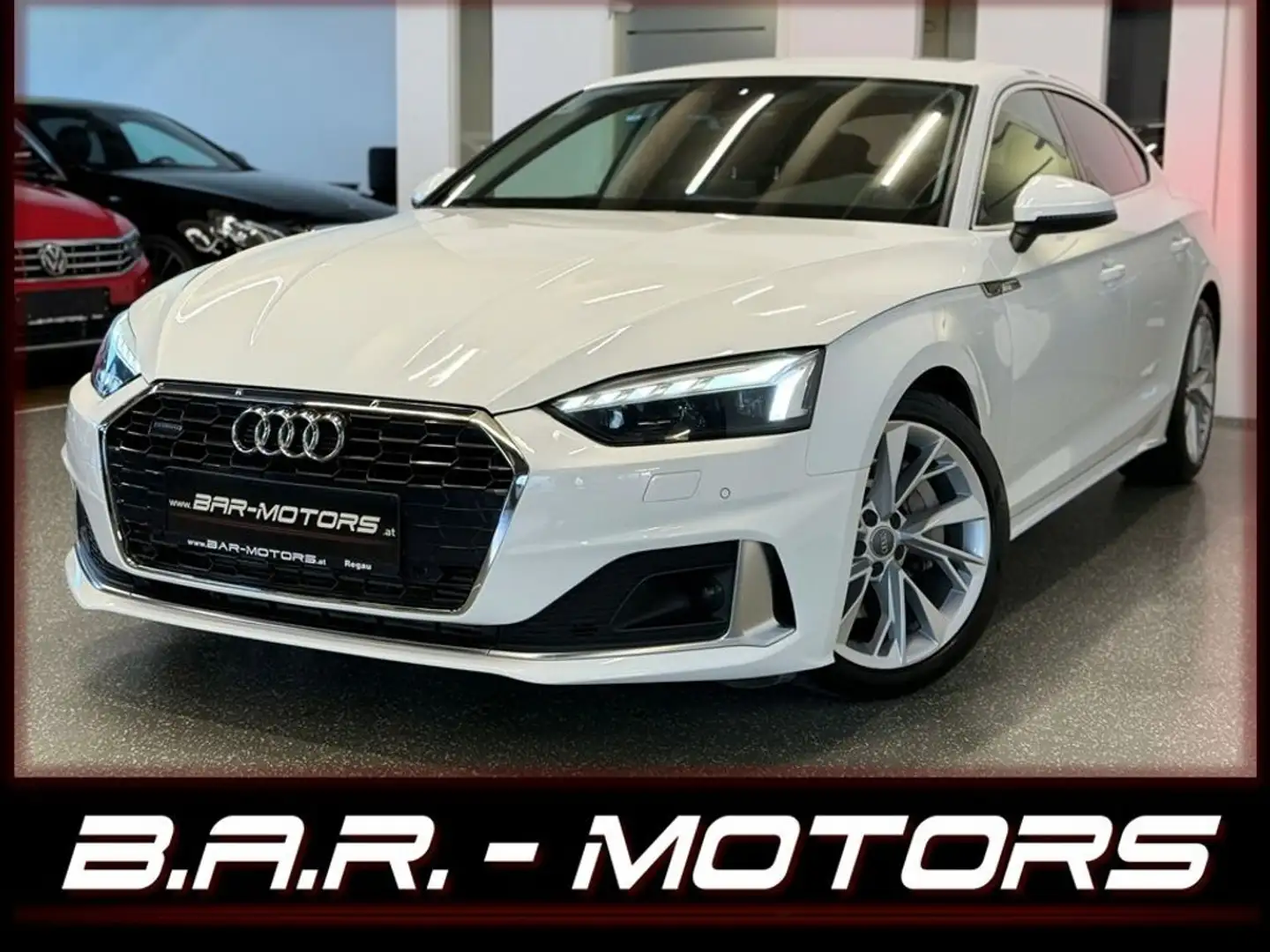 Audi A5 45 TFSI QUATTRO*ADVANCED*MATRIX*KAMERA*SHZ* Weiß - 1