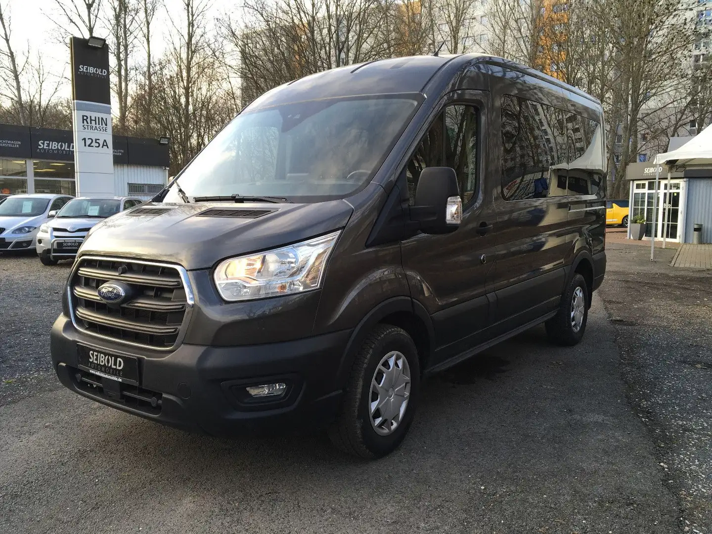 Ford Transit Kombi 350 L2 H2 Trend/Autom/9-Sitze/DAB Grau - 1